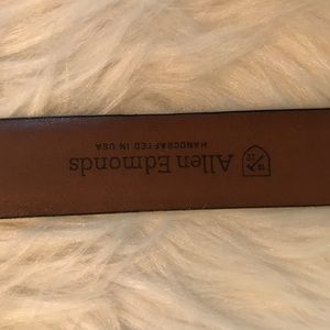 Allen Edmonds leather belt black